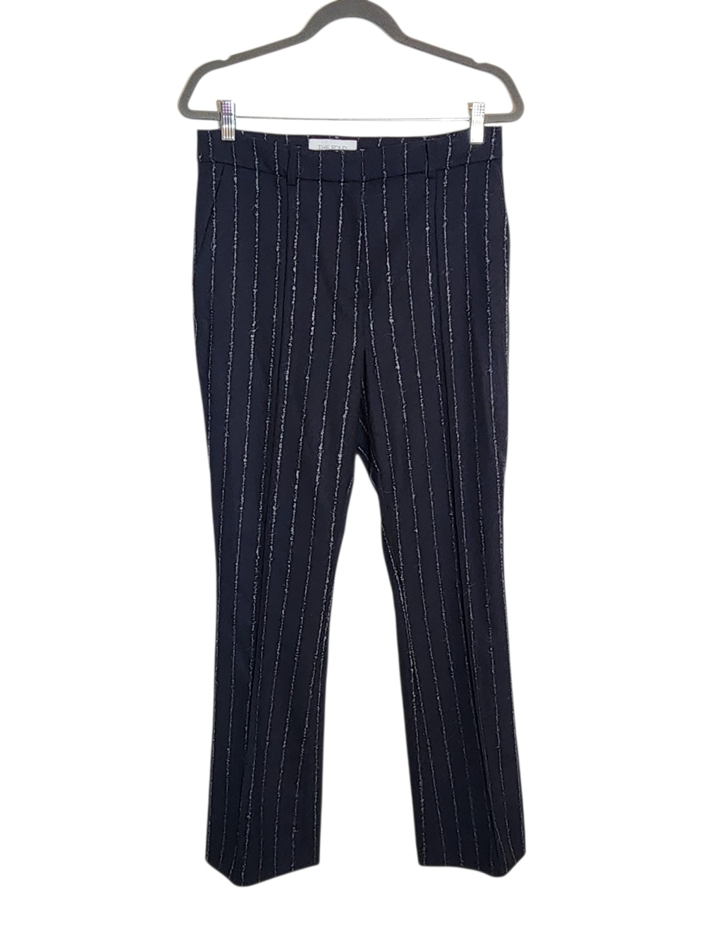 The Fold Womens Black Wool Blend Dress Pants Size 12